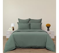 Комплект постельного белья SOFI DE MARKO Саммер зеленый Евро Евро-См-зел
