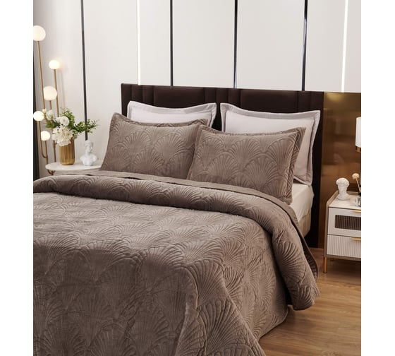 Покрывало SOFI DE MARKO Ариэль капучино, 240x260 Пок-Ари-240x260к