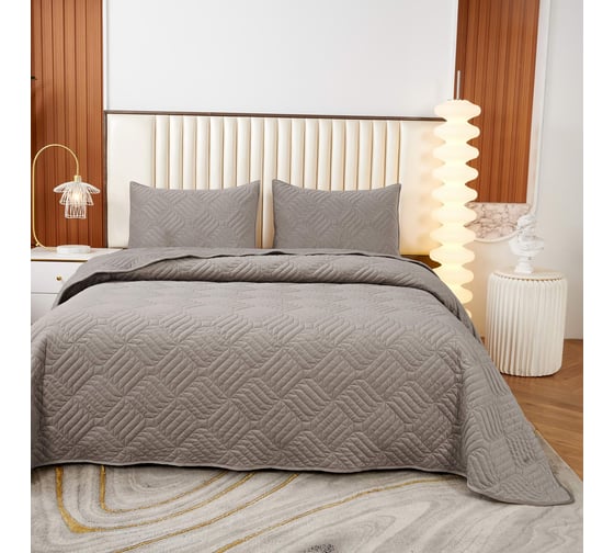 Покрывало SOFI DE MARKO Армандо пепельный, 160x220 Пок-Арм-160х220п