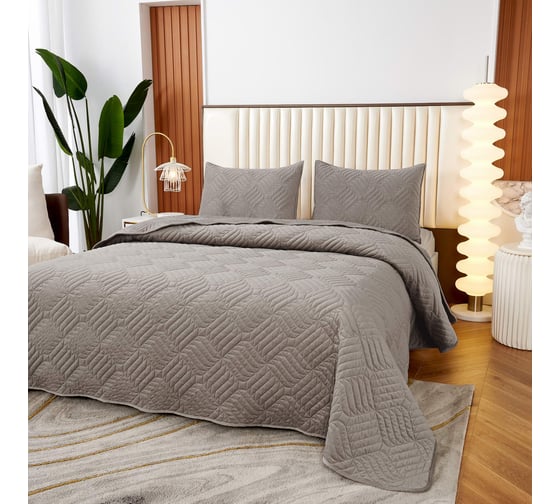 Покрывало SOFI DE MARKO Армандо пепельный, 160x220 Пок-Арм-160х220п