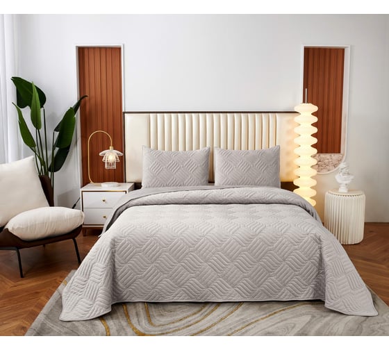 Покрывало SOFI DE MARKO Армандо светло-серый, 240x260 Пок-Арм-240х260сс 1