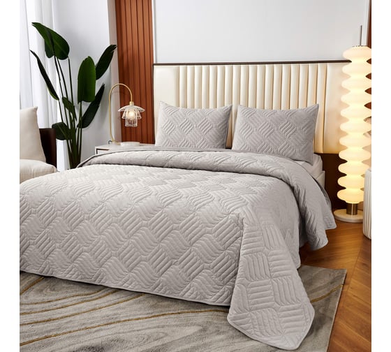 Покрывало SOFI DE MARKO Армандо светло-серый, 160x220 Пок-Арм-160х220сс