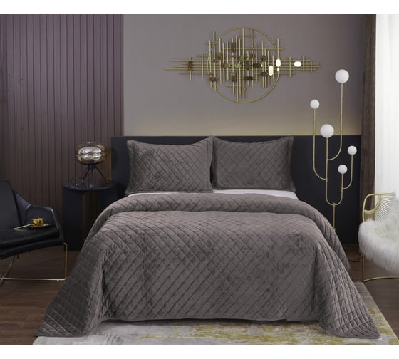 Покрывало SOFI DE MARKO Натаниэль мокко, 160x220 Пок-Нт-160х220м 1