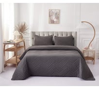 Покрывало SOFI DE MARKO Мориц антрацит, 230x250 Пок-МЦ-ан-230х250