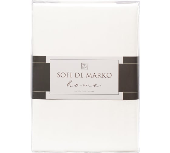 Пододеяльник SOFI DE MARKO Мармис белый, 200x220 Под-мс-200х220бел