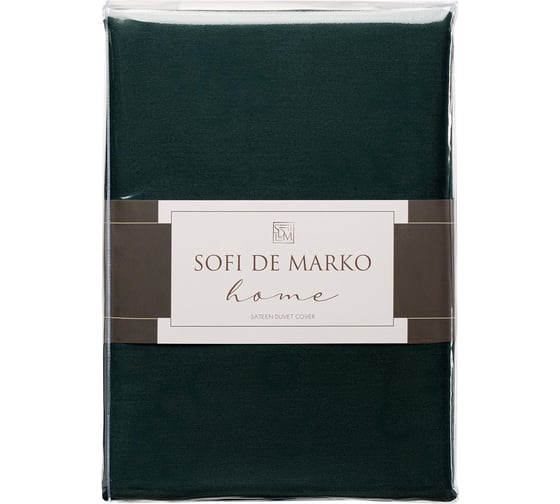 Пододеяльник SOFI DE MARKO Мармис черный, 160x220 Под-мс-160х220чер 1