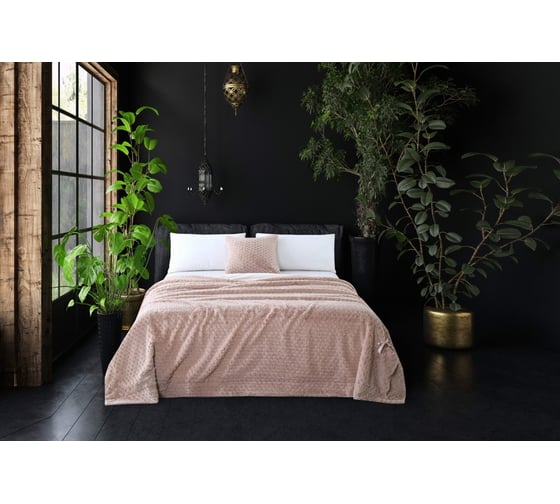 Плед SOFI DE MARKO Аврил пудра, 160x220 Пл-АВ-160х220пд 1