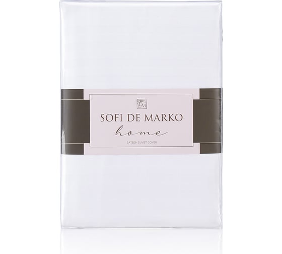 Пододеяльник SOFI DE MARKO Морган белый, 200x220 Под-Мг-бел-200х220