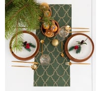 Дорожка Этель Gold ornament 30x70 см, 100% хлопок, саржа 190 г/м2 7321875