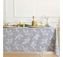 Скатерть Этель Серебрянные ветки 110x149 см, 100% хлопок, саржа 190 г/м2 9848012