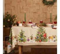 Скатерть Этель Noble Christmas скатерть 150x220 +/-3см с ГМВО, 100% хлопок, саржа 190гр/м2 7318994