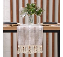 Дорожка Этель коричневый 30х180 см, 100% п/э 10086113