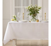 Скатерть Этель Shine овал 150х220 +/-3см, белый, 192 г/м2, хл с ВГМО 10654916