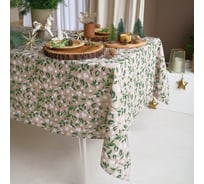 Скатерть Доляна Frosty berries 149x250+/- 3см, 100% хлопок, рогожка 164 г/м2 9082581