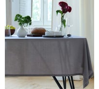 Скатерть Этель ECO, серый, 136x300 см, 70% хл, 30% лён, 190 г/м2 10620972