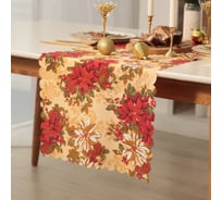 Доляна Дорожка Новогодние украшения 40x145см, 100% п/э, 140гр/м2 10643139