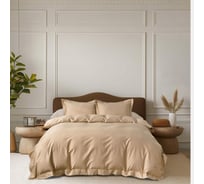Комплект постельного белья The eleventh kingdom макосатин Евро с нав.50х70 (2) Celene беж 11KDCS2022CE70