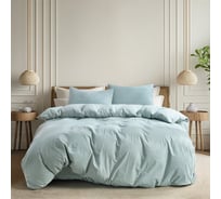 Комплект постельного белья The eleventh kingdom вареный хлопок Евро с нав.50х70 (2) PALOMA шалфей 11KDCS2022PA43