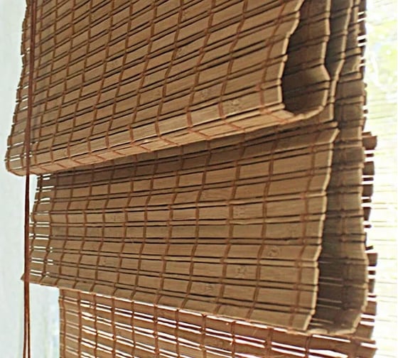 Римские шторы Эскар бамбук, какао, 60х160см, 72949060160