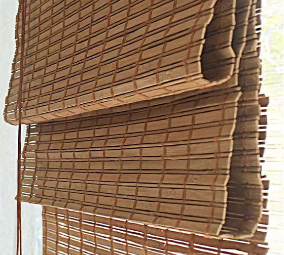 Римские шторы Эскар бамбук, какао, 140х160см, 72949140160