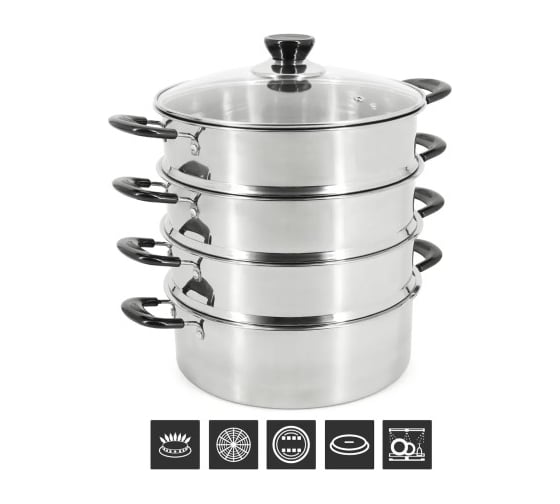 Мантоварка-пароварка Pomi d'Oro 24 см P630101 Vapore