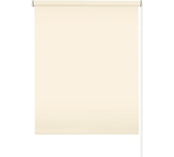 Рулонная штора Эскар Plain, крем, 48х160 см, арт. 71105048160