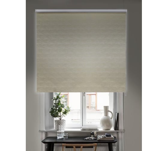 Рулонные шторы Эскар Blackout, Рим Золотой 90х160 см, арт. 81448090160 1