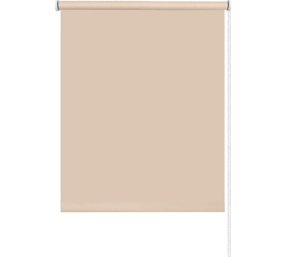 Рулонная штора Эскар Plain, бежевый, 43х160 см 71102043160 1