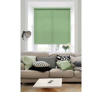 Рулонная штора Эскар Морзе, зеленый, 52x160 см, 46602052160