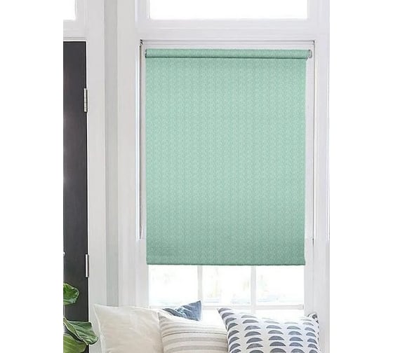 Рулонная штора Эскар Логас, Мятный, 37х160 см, 5406037160 1