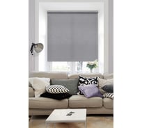 Рулонная штора Эскар Морзе, серый, 98x160 см, 4665198160