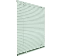 Горизонтальные жалюзи Эскар пластик, салатовый, 60х160см, 6014060160