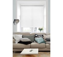 Рулонная штора Эскар Морзе, белый, 210x160 см, 48602210160