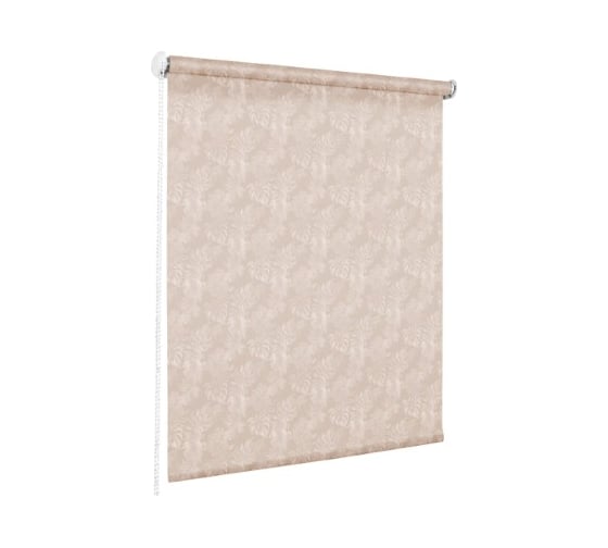 Рулонная штора Эскар Джунгли Светло-бежевый, размер 160x160 см арт. 72614160160 1