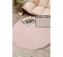 Коврик SOFI DE MARKO Плюшевый светло-розовый, 100x100 см Ков-П-Свр-100Д