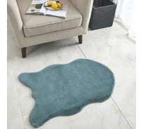 Коврик SOFI DE MARKO Плюшевый зеленый, 80x120 см Ков-П-З-80х120