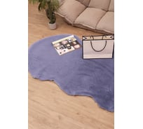 Коврик SOFI DE MARKO Плюшевый фиолетовый, 80x120 см Ков-П-Ф-80х120