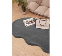 Коврик SOFI DE MARKO Плюшевый антрацит, 80x120 см Ков-П-Ан-80х120