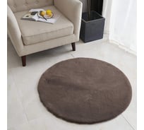 Коврик SOFI DE MARKO Плюшевый шоколад, 100x100 см Ков-П-Ш-100Д