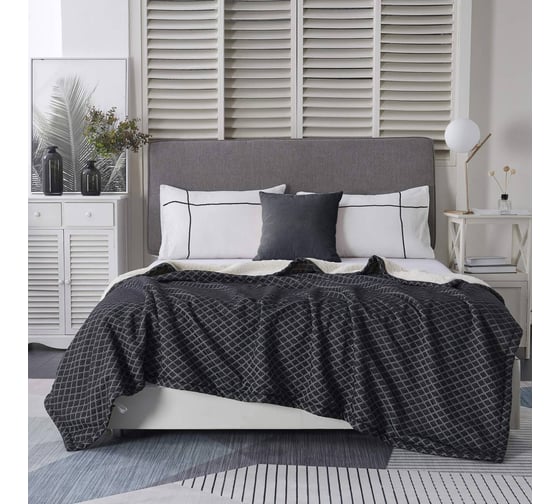 Плед Sofi De Marko Гранд (темно серый) 220x240 Трикотаж Пл-Гр1-220х240 1