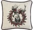 Чехол для подушки Arya Home 45x45 см Pine Wreath Красный, бежевый 8680943241818 1