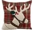 Чехол для подушки Arya Home 45x45 см Antler Magic Красный, бежевый 8680943241849 1