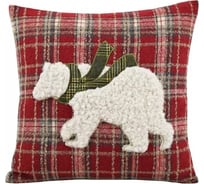 Чехол для подушки Arya Home 45x45 см Chic Bear Красный, бежевый 8680943241870