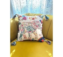 Чехол для подушки Arya Home 45x45 см Colorful Elephant Разноцветный 8680943241122
