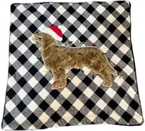 Чехол для подушки Arya Home 45x45 см Fluffy Белый, черный 8680943241672