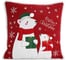 Чехол для подушки Arya Home 45x45 см Frosty Friends Красный, белый 8680943241825 1