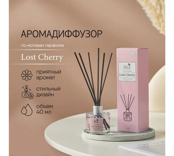 Диффузор NEW GALAXY Home Perfume Lost Cherry, 40 мл 778-018