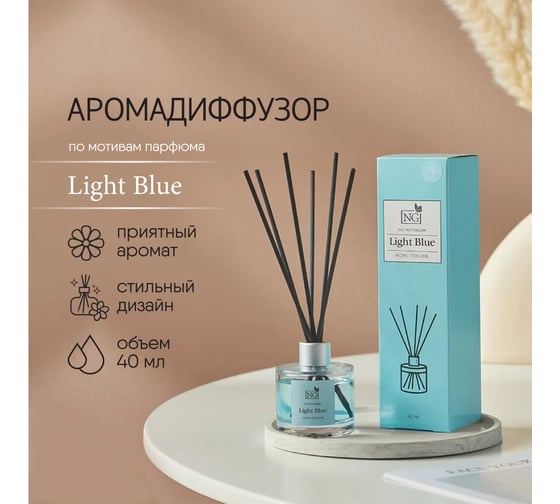 Диффузор NEW GALAXY Home Perfume Light blue, 40 мл 778-016