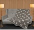Плед Arya Home хлопок 127x152 см Cheerful Reindeers Светло-коричневый, Белый 8680943241559 5