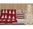 Плед Arya Home хлопок 127x152 см Rejoice Красный, Кремовый 8680943241566 5